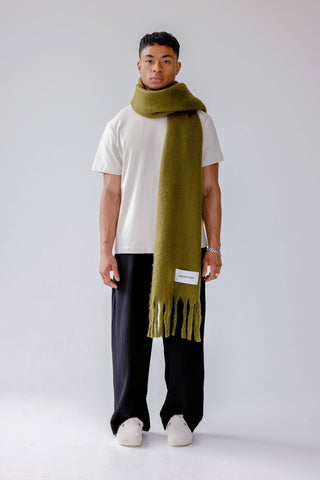 The Reykjavik Scarf in Green