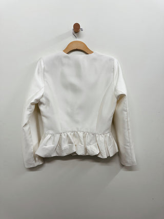 Satin Peplum Jacket