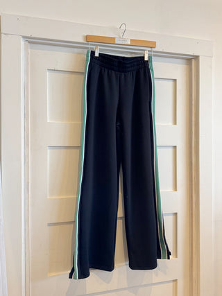 The Valencia Signature Soft Knit Side Stripe Pant - Olive Street