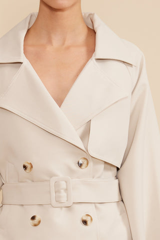 Estelle Cropped Trench