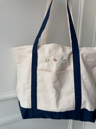 An Olive Street Summer Canvas Tote