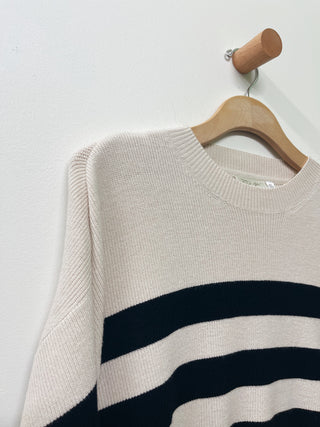 Stripe Soft Rib Crew