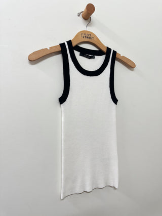 Lisboa Contrast Knit Tank