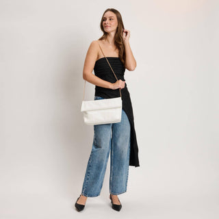 The Angela Crossbody in Black - Olive Street