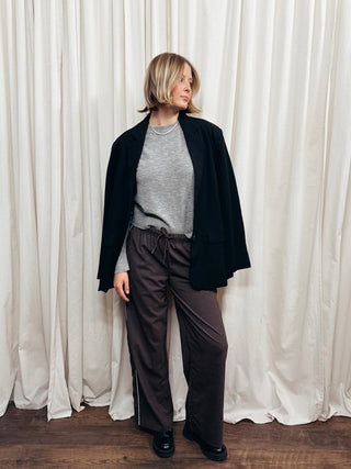 The Plaid Check Easy Pant - Olive Street