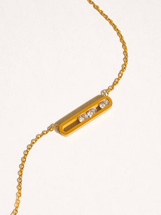 The Yveline Bar Pendant Necklace - Olive Street