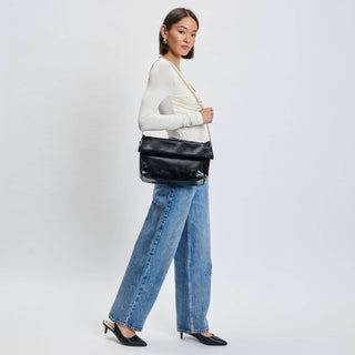 The Angela Crossbody in Black - Olive Street