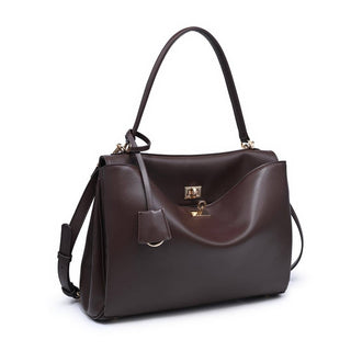 Keaton Satchel: Chocolate - Olive Street