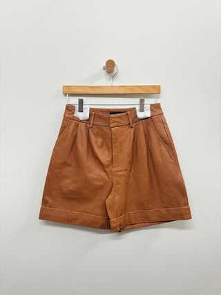 Leather Trouser Short