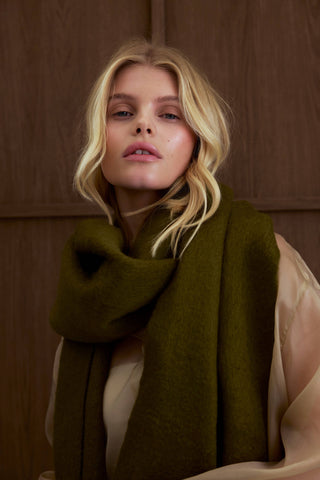 The Reykjavik Scarf in Green
