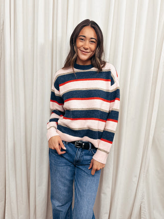The Carlyle Everyday Crew Neck Sweater - Olive Street