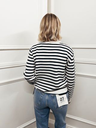 Easy Knit Stripe Sweater