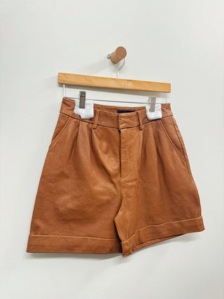 Leather Trouser Short