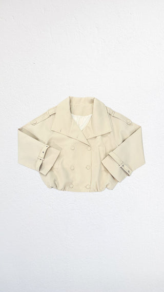 The Funnel Neck Short Trench - Olive Street