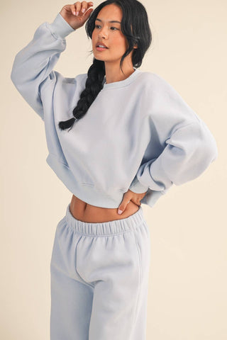 The Cozy Fleece Oversized Crewneck Sweatshirt