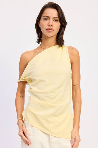 The Asymmetrical Tunic Top - Olive Street