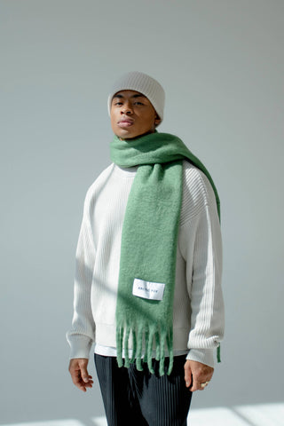 The Stockholm Scarf - 100% Recycled in Forest Fern