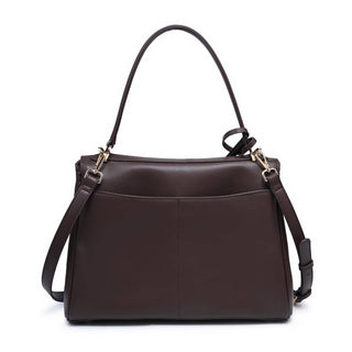 Keaton Satchel: Chocolate - Olive Street