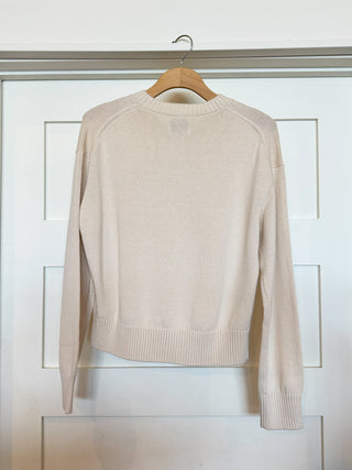 The Paloma Crewneck in Cream
