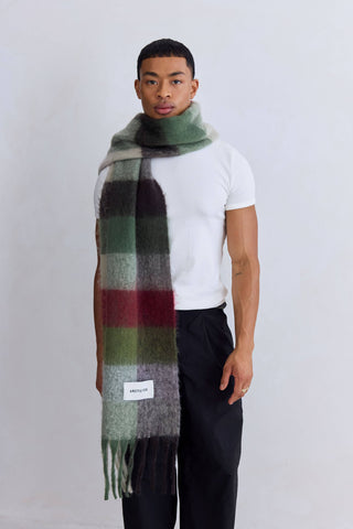 The Reykjavik Scarf in Mossy Green