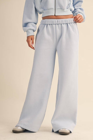 The Cozy Fleece Wide Leg Sweatpants