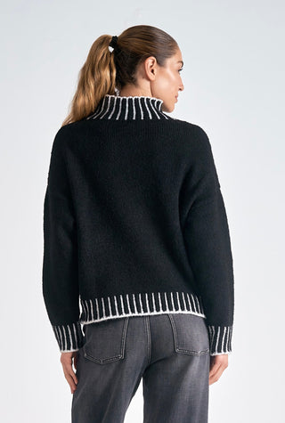 Stitch Detail Turtleneck