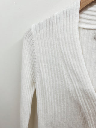 Cable V-Neck Sweater