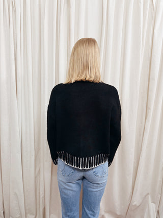 Stitch Detail Turtleneck