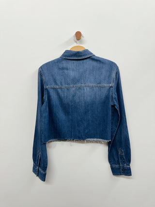 Crop Denim Shirt