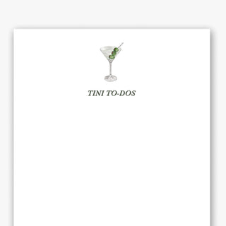 Martini "Tini To-Dos" Notepad - Olive Street