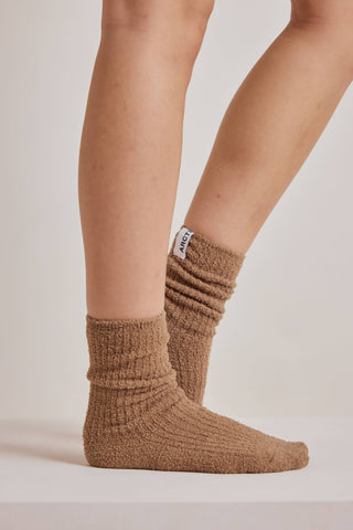 The Cosy Socks in Beige