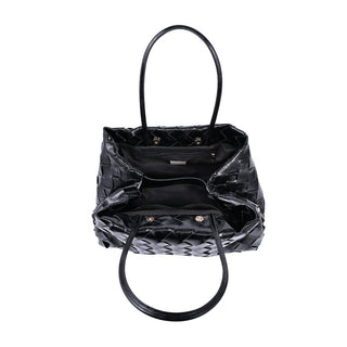 The Elsy Satchel in Black - Olive Street