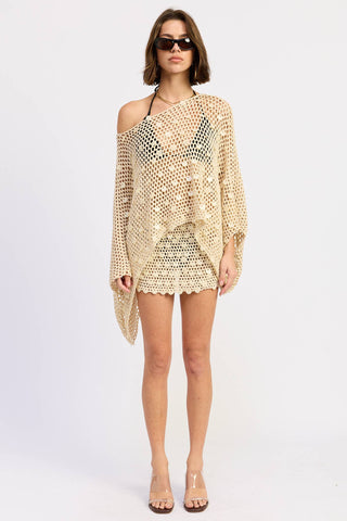 The Crochet Poncho - Olive Street