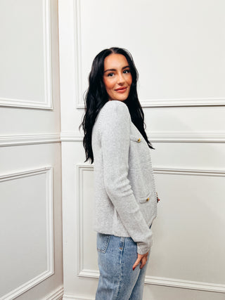 Ladylike Sweater Jacket