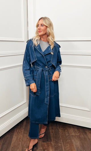 Denim Trench