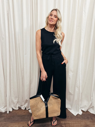The Juniva Scuba Jumpsuit - Olive Street