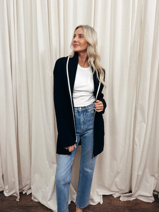 The Haring Contrast Cardigan