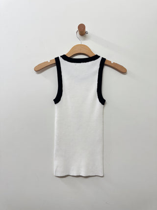 Lisboa Contrast Knit Tank