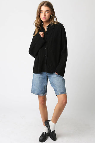 The Oversized Knit Cardigan