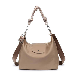 The Nova Rope Handle Hobo in Nude - Olive Street