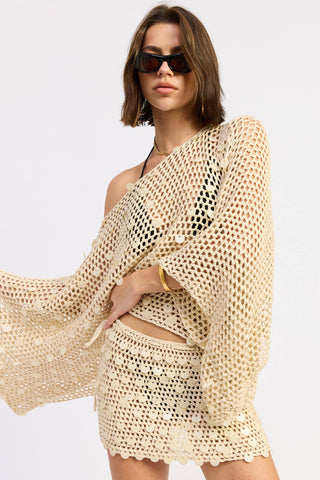 The Crochet Poncho - Olive Street