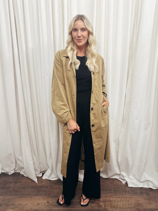 The Classic Belted Long Trench