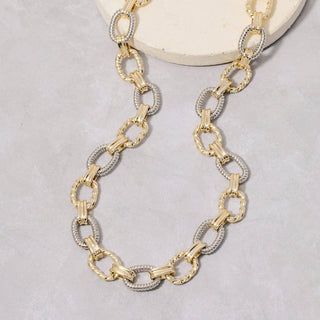 The Gold Dipped Two Tone Chain Necklace - Olive Street