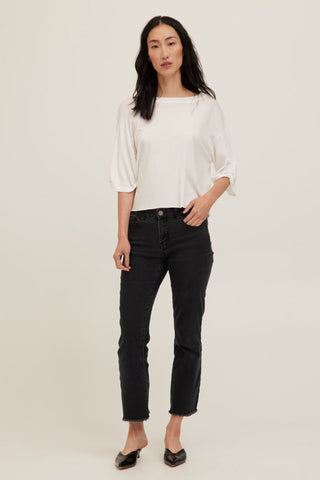 The Izzy Elbow Sleeve Tee - Olive Street