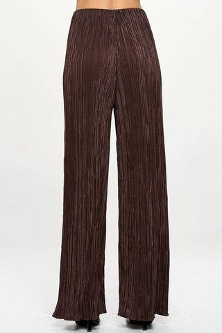The Plisse Straight Pant