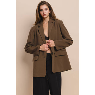 The Relaxed Fit Blazer in Brown