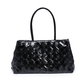 The Elsy Satchel in Black - Olive Street