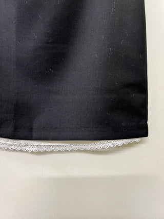 Lace Trim Mini Skirt