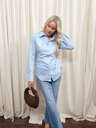 The Fitted Tie Back Shirt