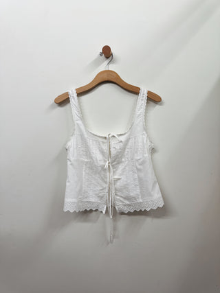 Eyelet Tie Top